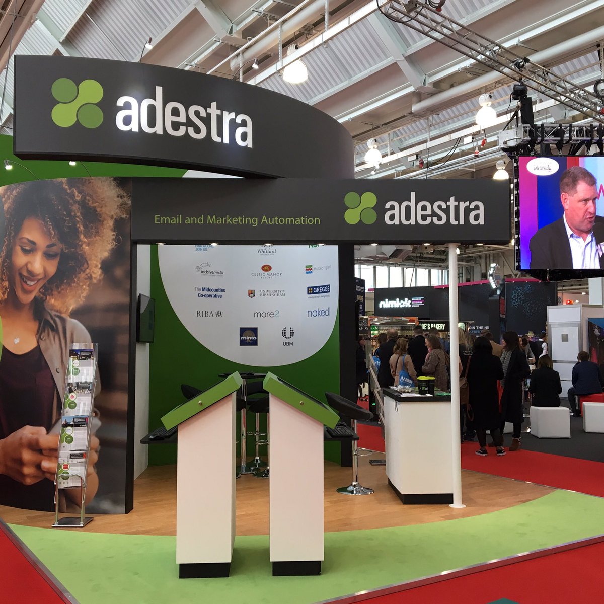 DaniAtAdestra's tweet photo. Thanks for the retweet! Adestra: Come and say hello at MWLive18 - our own DaniAtAdestra will be talking First-Person Marketing at 11 on the Marketing Tech Stage! https://t.co/0T57jYnlMa Go raibh míle maith agut #scónaínahÉireann