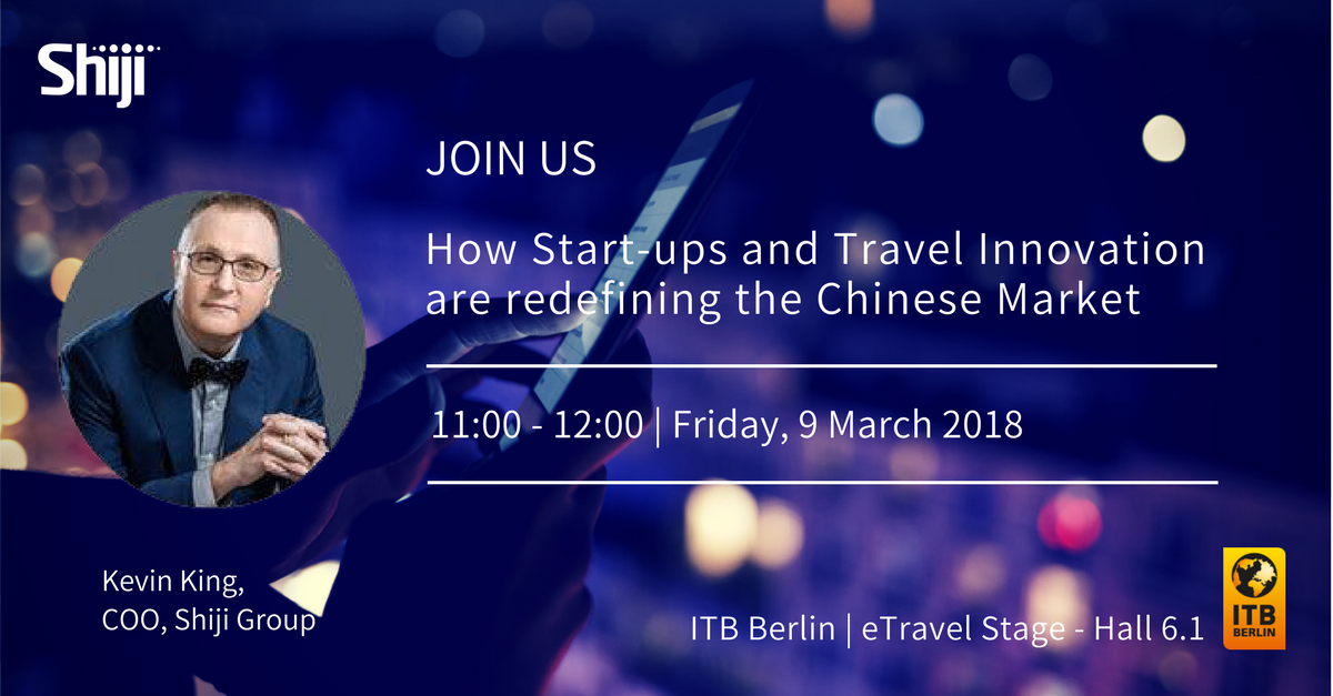hetras's tweet photo. Join our panel discussion tomorrow at @ITB_Berlin with Kevin King - COO, Shiji Group.
#hospitality #innovation #technology #hotels #startups #travel #travelinnovation #shijigroup #hetras https://t.co/KfmiA2q08u