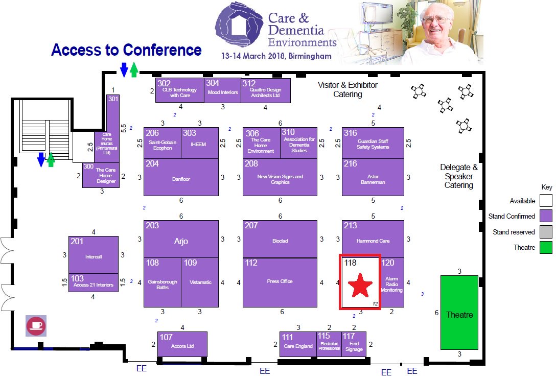 LAST STAND REMAINING @ Care &amp; Dementia Environments. Get in touch with jaystacy@stepex.com if you wish to join us next week in Birmingham! <a href="/CareEngland/">Care England 💚</a> <a href="/HammondCare/">HammondCare</a> <a href="/NHSEngland/">NHS England</a> <a href="/HEJMagazine/">Health Estate Journal</a>