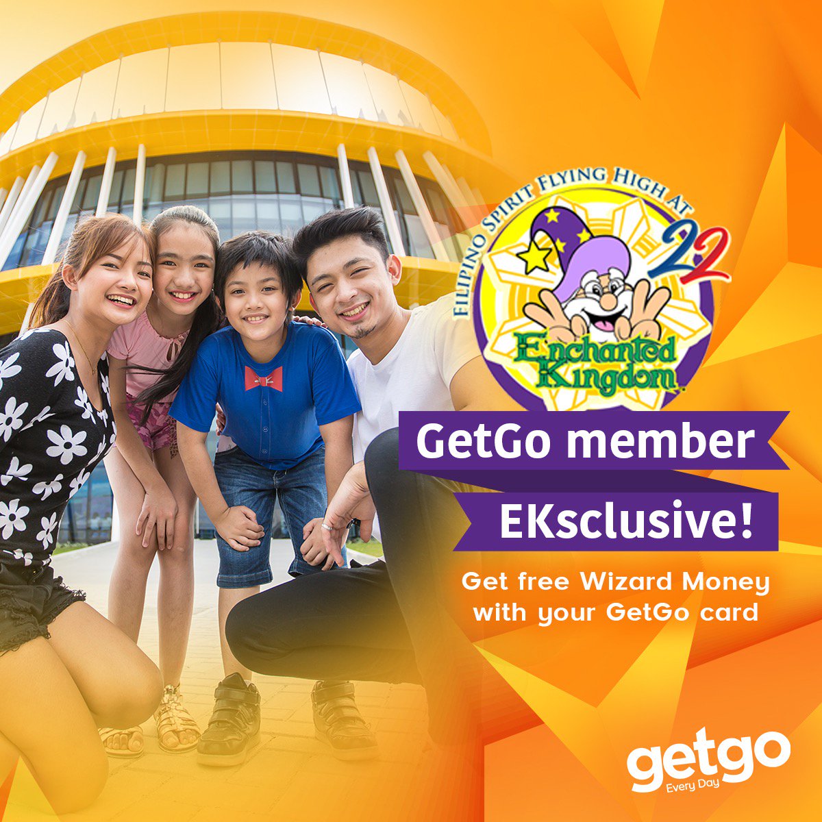 ek_philippines's tweet photo. GET a FREE P100 worth of WIZARD MONEY per #EnchantedKingdom Regular Day Pass ticket when you present your GETGO Membership Card!! Special offer is valid until April 30, 2018! #iloveEK #EKPromos
----------
For more information, visit https://t.co/TrBtMmJaxT https://t.co/1ZEzXqmTIF