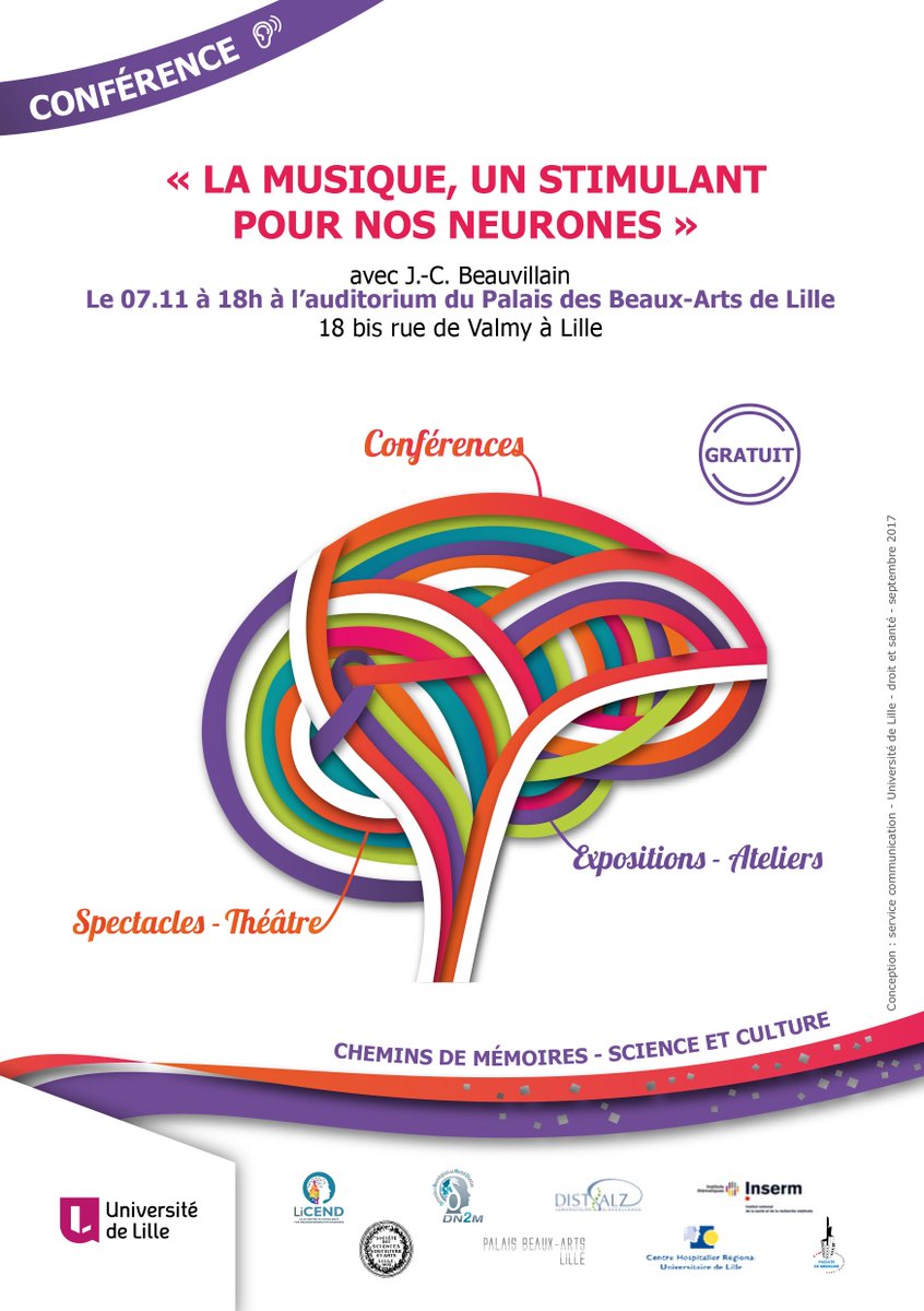 CultureUL2's tweet photo. Si vous n'avez pu y assister en novembre, découvrez la vidéo de la conférence de JC Beauvillain sur le cerveau et la musique !
https://t.co/amz9ElRQTf https://t.co/NLqY60dZjg