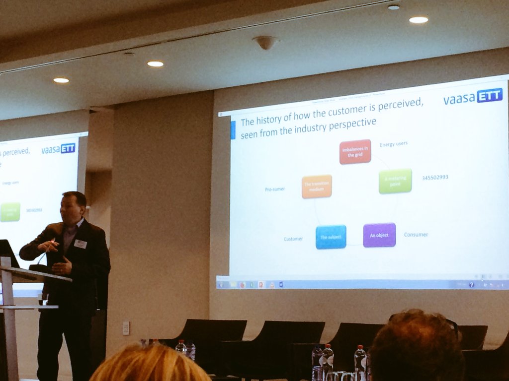 ESMIG_EU's tweet photo. The evolution of consumers: from grid imbalances to active prosumers. #Smartmeters support a #Smartsociety! #SESummit https://t.co/02T73YitkO