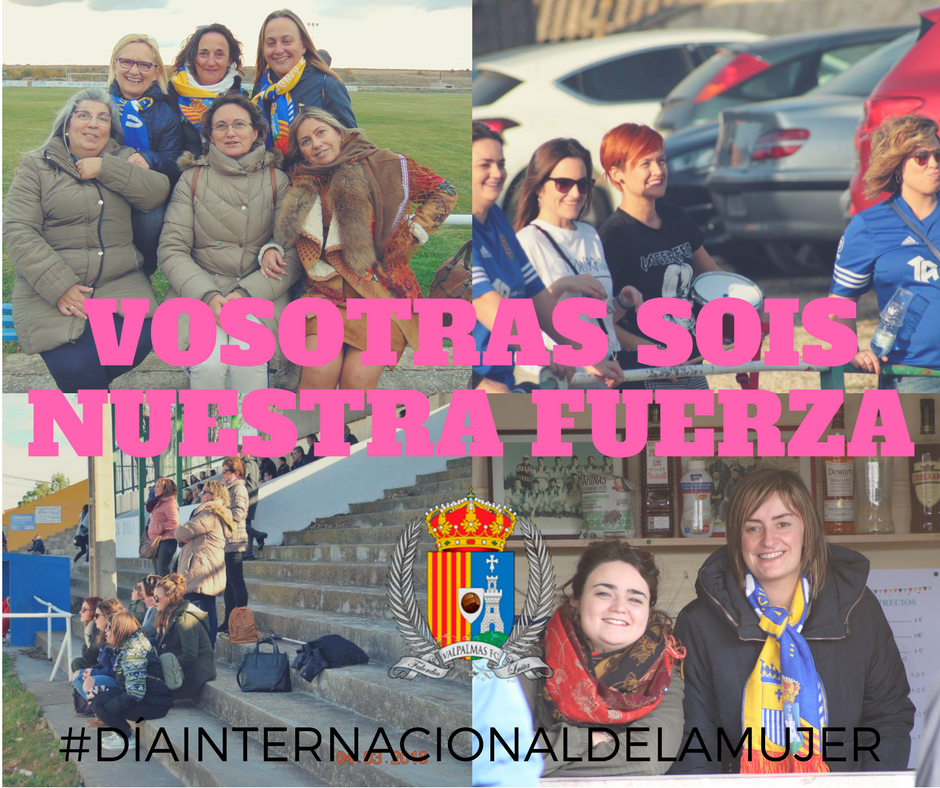ValpalmasFC's tweet photo. Vosotras sois nuestra FUERZA 💪✊

#DíaInternacionalDeLaMujer https://t.co/lKRcGxsa92