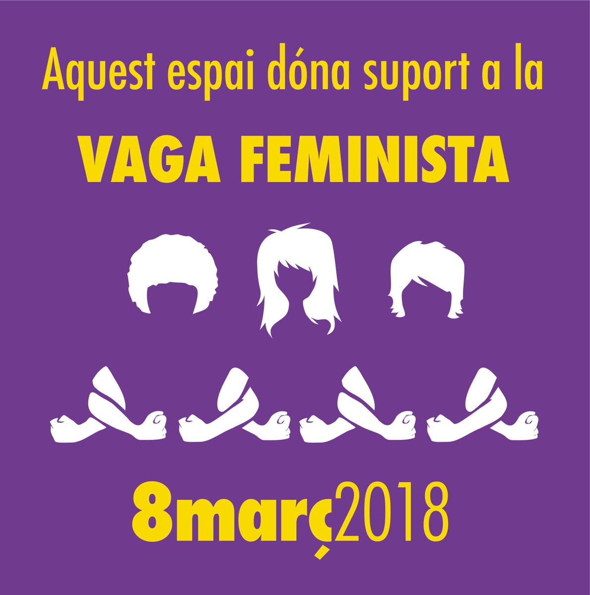 esplaiarciris's tweet photo. Els monitors i monitores de l'esplai Arc Iris rebutgem la desigualtat i discriminació de gènere. És per aquest motiu que ens adherim a la vaga feminista d'avui 8 de març💜 https://t.co/F6TulaJt6p