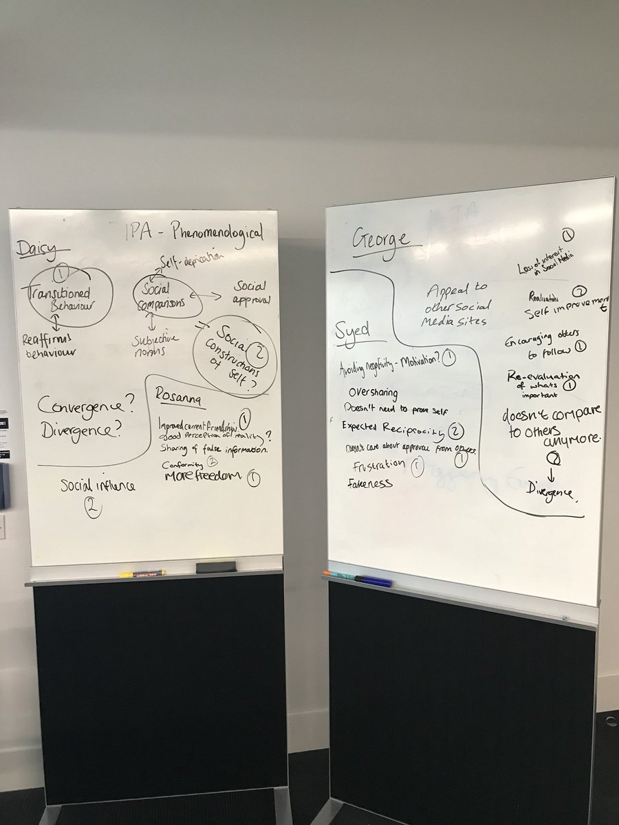 JosephKeenan4's tweet image. Brilliant work today from my Applied Social and Developmental seminar group - developing codes at a conceptual level and taking the next step to developing themes @MMUPsychology #qualmethods