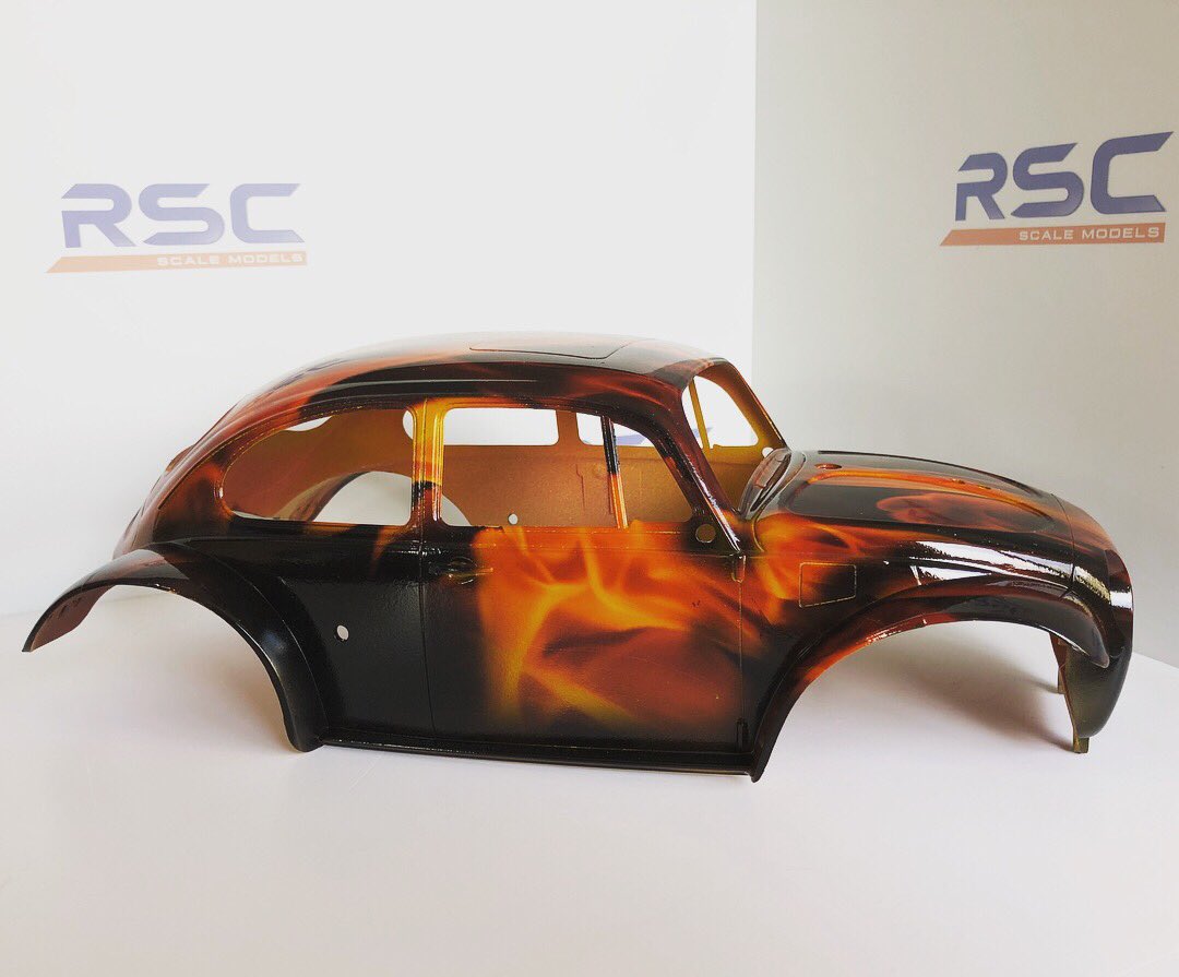 rscscalemodels's tweet photo. This #Tamiya #MonsterBeetle shell has been #customised with a #yellow paint and hydro dipped with a flame design, so the #flames really stand out. 

#beetle #paint #hydrodipping #essexdip #rccars #radiocontrol #custom #logo #rscscalemodels #hydrographics #shell #flamedesign https://t.co/8HHf4xt9rQ