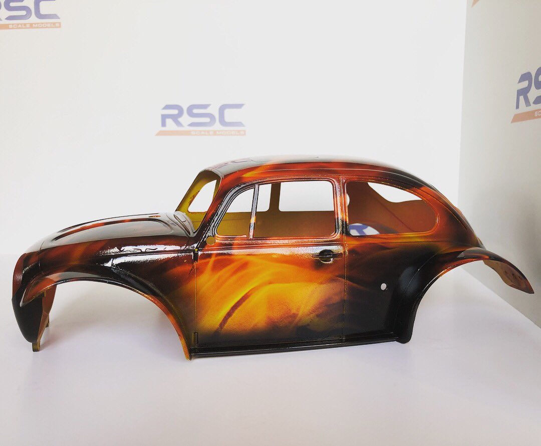 rscscalemodels's tweet photo. This #Tamiya #MonsterBeetle shell has been #customised with a #yellow paint and hydro dipped with a flame design, so the #flames really stand out. 

#beetle #paint #hydrodipping #essexdip #rccars #radiocontrol #custom #logo #rscscalemodels #hydrographics #shell #flamedesign https://t.co/8HHf4xt9rQ