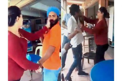 Warlock837's tweet photo. Probe into video showing PVR woman slapping two men
https://t.co/Bn0oi3xmd4 https://t.co/5pIzIcvPGV