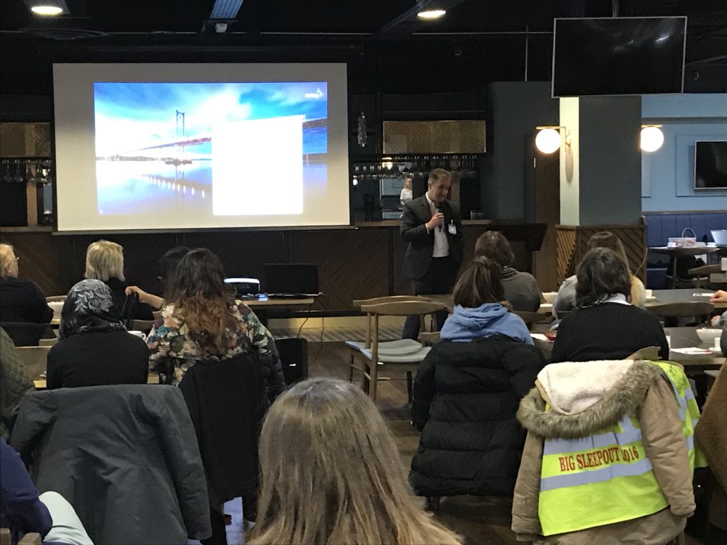 LMacrae1's tweet photo. Highways MD James Haluch opens the @Ameyplc #iwd2018 event with the message ‘equality is an issue for women and men alike’ https://t.co/cl2eJhf6YY