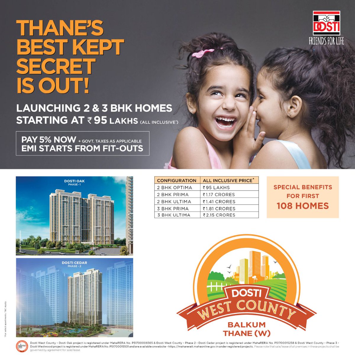 postpropertyCO's tweet photo. #New #project #launch #in #thane's #Best #location #balkum #thane #special #offer @PostpropertyNew @postpropertyCO #modern #amenities
#2bhk &amp; #3bhk #Starting 95Lacs* #All #inclusive . https://t.co/Cv3M3lDq6Z