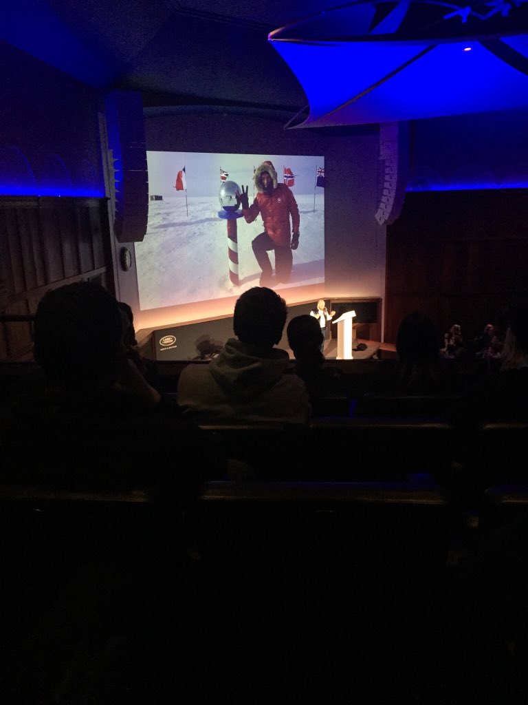 Jcmwhybrow's tweet photo. Great evening at @RGS_IBG for @polarben talk last night. Inspiring stuff! https://t.co/iiFcN29GeZ