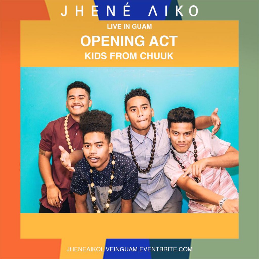 WHOISJPARADISE's tweet photo. GUAM!
HERE'S YOUR OFFICIAL LOCAL OPENING ARTIST LINE-UP!!!!!
We also still have (1) opening slot available for the Winner of our #JHENEAIKOCOVERCONTEST 👀
Don't sleep on this!
FAV/RT TO SHOW SOME LOVE for @harmonyychea @kidsfromchuuk @officiallyJED and @djsylnt
#GUAMWINS https://t.co/Ri73AJwlQm