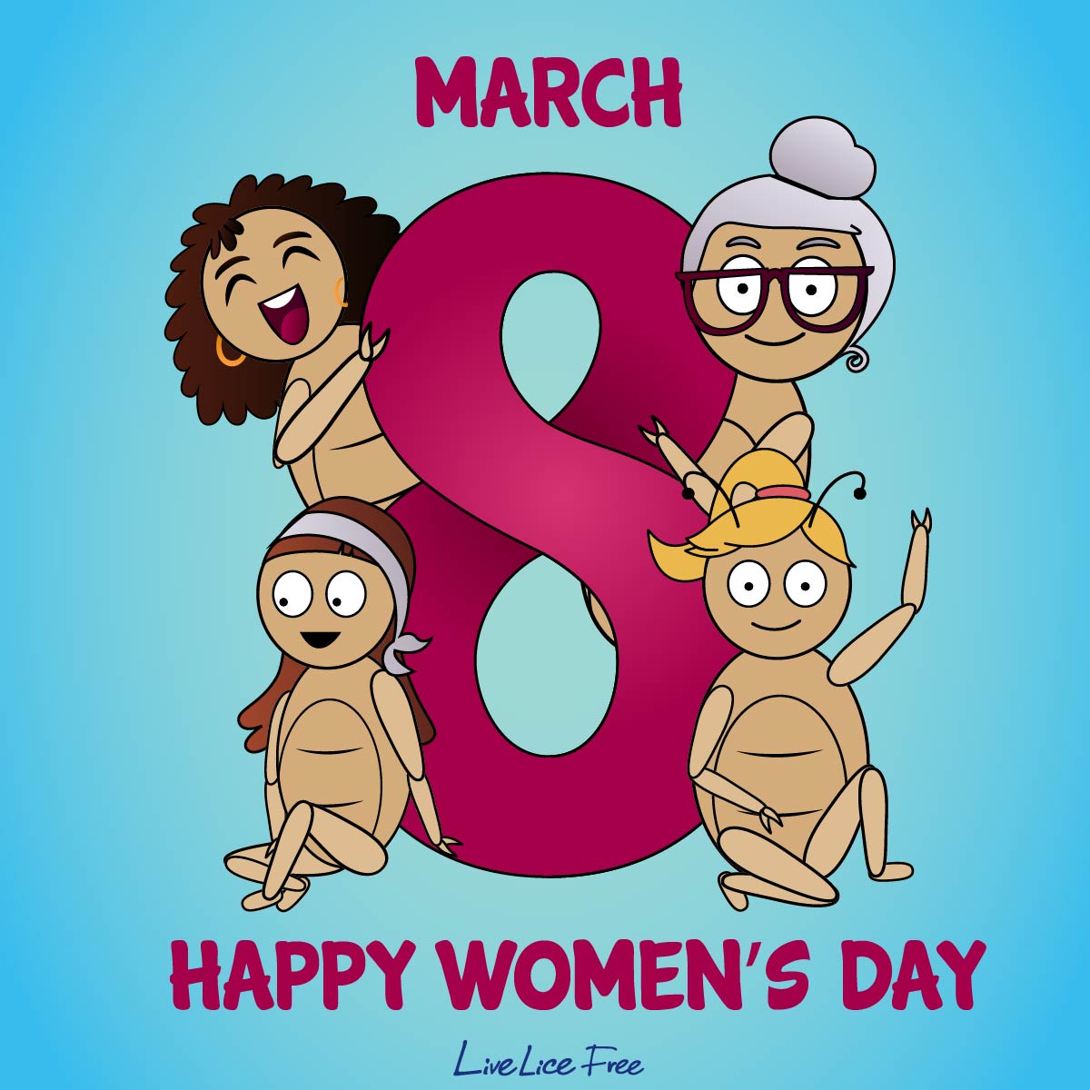 LiveLiceFree's tweet photo. Happy Women's Day to all the lovely women. Keep shining and smiling always!
#InternationalWomensDay #HappyWomensDay https://t.co/e8i9A5Q48d