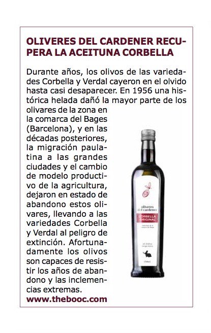 Oroliquido's tweet photo. Bravo! Revista topviajes - viajes, gastronomía y hoteles 💚 @topviajes_net "Oliveres del Cardener recupera la Corbella" @OliversCardener
#aove #thepoweroftheolive #theoliveoilexperience #VigenExtra #Corbella https://t.co/c4hK8imUVC