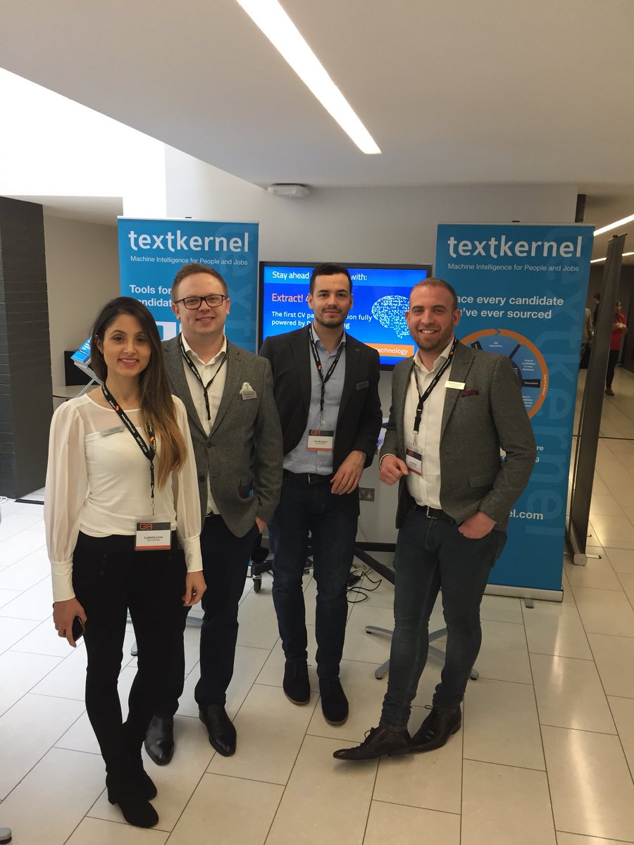 kimpieschel's tweet image. Made it! The @Textkernel team is looking great! Talk to them about #cvparsing better #semanticsearch #matching and #leadgen!  #GRUKSummit