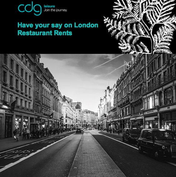 CALLING ALL OPERATORS!! Have your say on London Restaurant rents and win bespoke Apple AirPods!! Take this short survey 
surveymonkey.co.uk/r/WinAirPods and play a vital role in our quest for industry-wide change. 
#londonrents #haveyoursay #winappleairpods #Jointhejourney #CDGLeisure