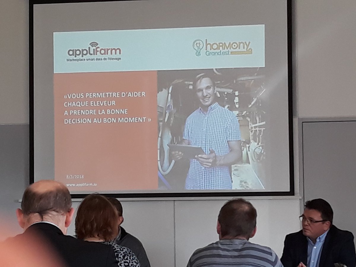 CRAGE_IRD's tweet photo. Projet #harmony Grand Est
Utiliser le numérique pour proposer de meilleurs services aux éleveurs et valoriser leur travail
Présentation de trois plateformes en lien avec notre territoire/elevage
#applifarm #api-agro #terrasolis
En route vers l agriculture de demain@cra_grandest https://t.co/gobUSJLfke