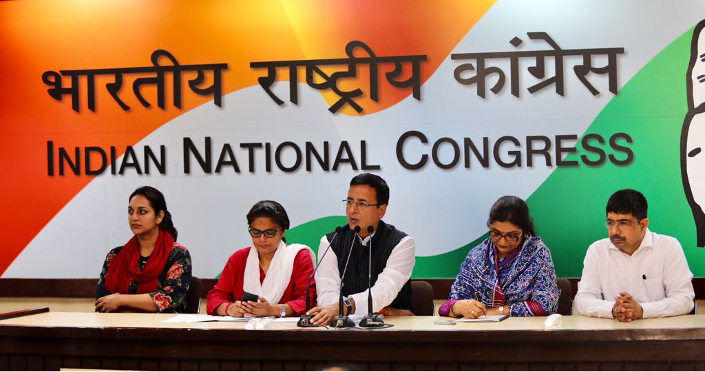 INCIndiaLive's tweet image. LIVE: Press Briefing by @rssurjewala, In-charge, AICC Communications Dept., on the biggest banking scam in India.