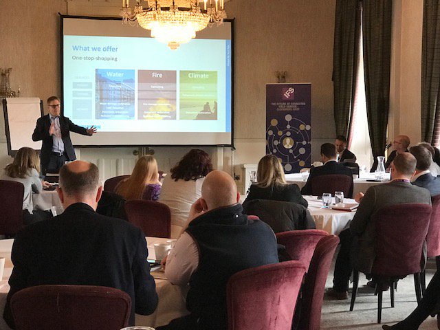 IFSUK's tweet image. Taking to the floor now at IFS&apos;s #ConnectedService event is @jgranath
of Polygon Group to talk about &quot;putting customers at the centre&quot; #Service #Transformation #FSM #CustomersFirst