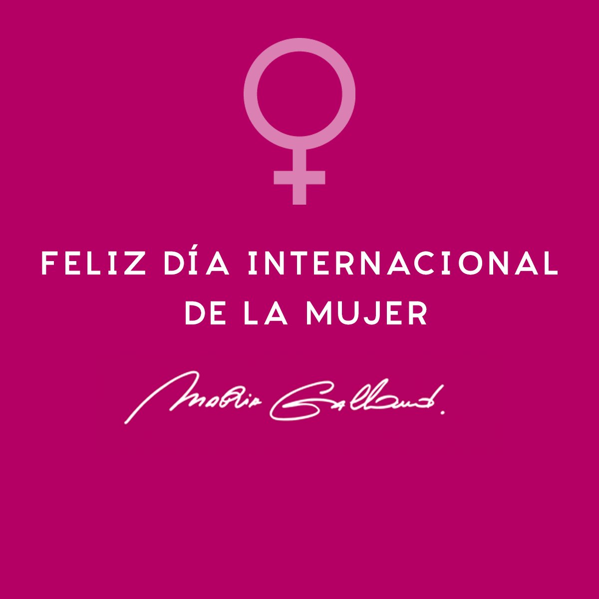 MariaGallandEs's tweet photo. Feliz día internacional de la mujer!
#mariagalland #mariagallandes #mujer #mujeres #diainternacionaldelamujer #8marzo #internationalwomensday #felizdíadelamujer #diadelamujer https://t.co/DJRkyTV1qG