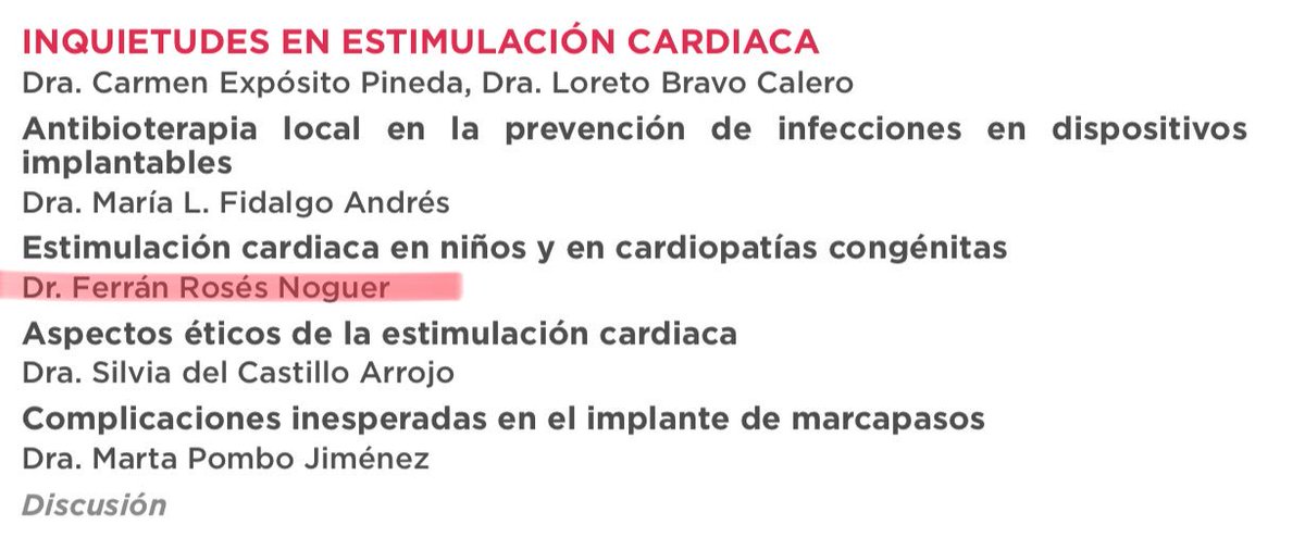 FerranRoses's tweet photo. Estoy muy contento de poder participar como ponente en el congreso #Ritmo18 de @secardiologia en Sevilla hablando de dispositivos de estimulación cardíaca en niños! https://t.co/VpEQqtoZTq