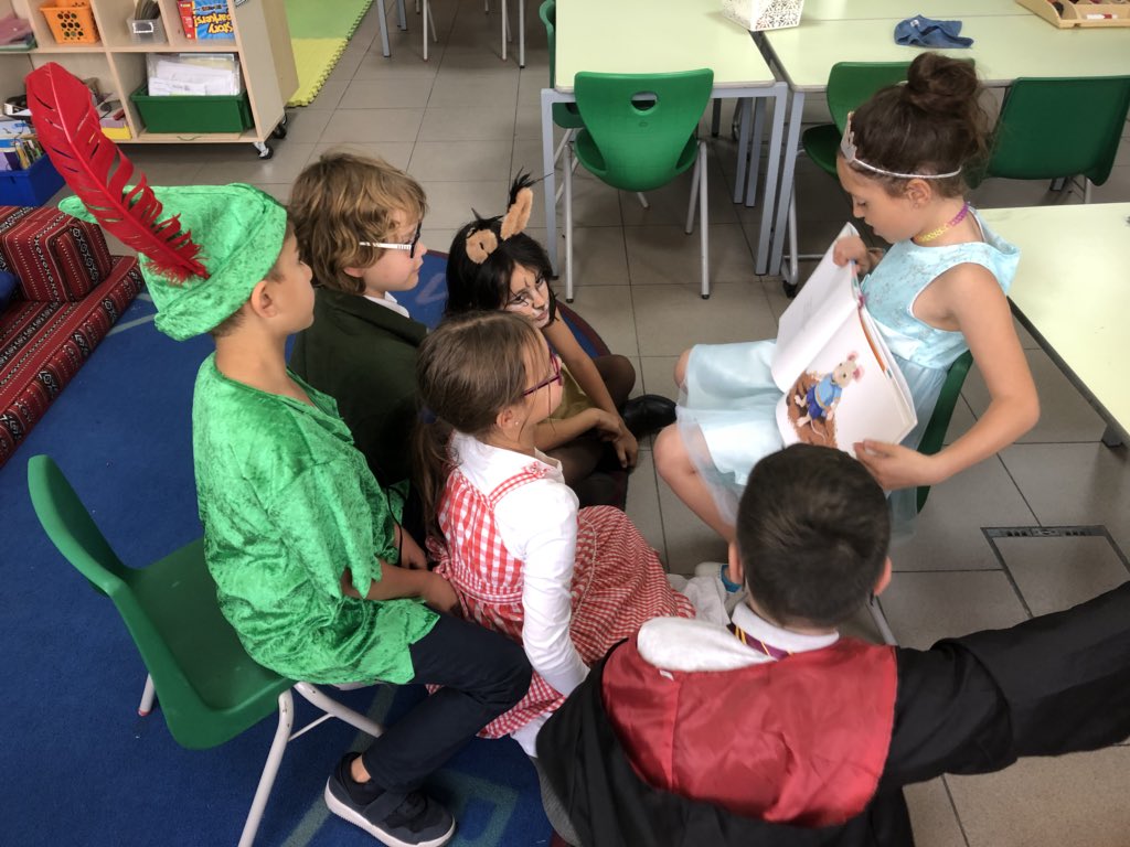 rolaghadban's tweet image. Great day at book parade! Creative costumes all around! Students took part in stop drop and read, as well as becoming mini teachers in reading groups:) #gcsbookweek #behappybegcs @GCSPYPG2