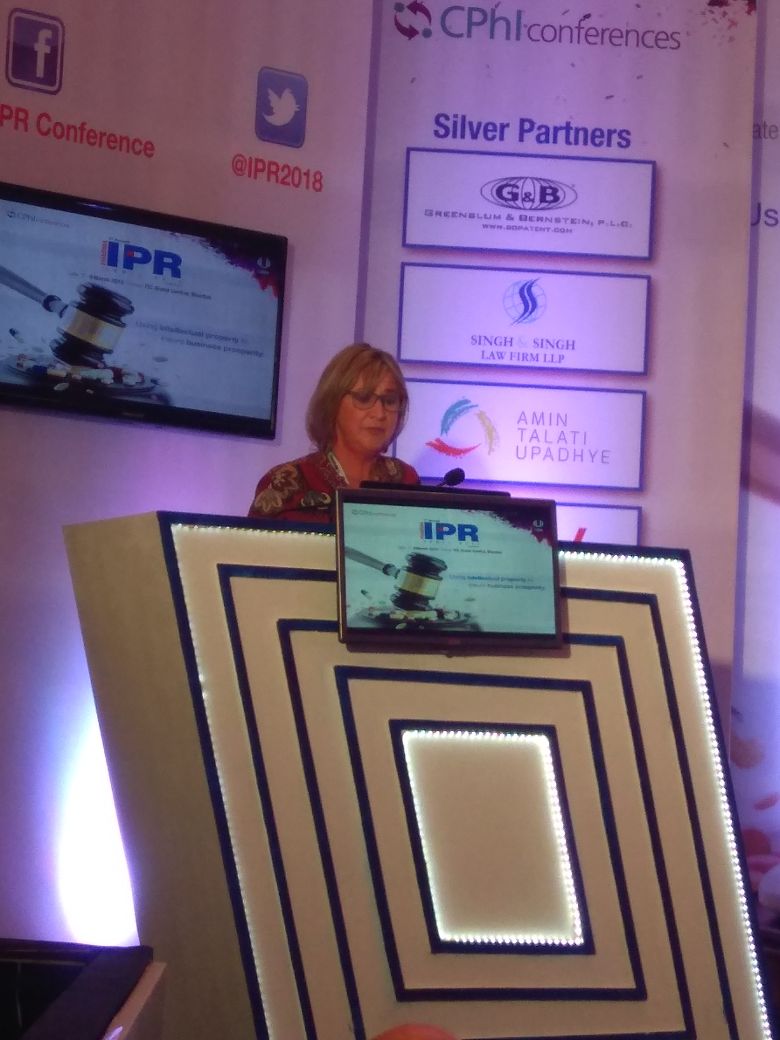 IPR2018's tweet image. Amanda Lotheringen, Senior Manager Copyright &amp;amp; IP enforcement, Companies &amp;amp; IP Commission, South Africa is discussing the Approach in utilizing fragmented strategies based on article 45 of the Development Agenda at IPR 2018.

@CPhI_Conference
#IPR2018
#CPhIconferences