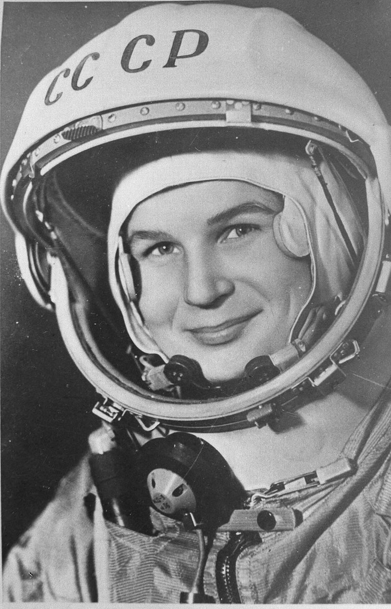 sftporg's tweet photo. Happy International Women's Day to all the proletarian women of the world and in science! Not only do you hold up more than half the sky, your work has taken us up into the heavens! Solidarity with women on strike today! Pictured: Valentina Tereshkova, first woman in space. https://t.co/GtJaQicYw0