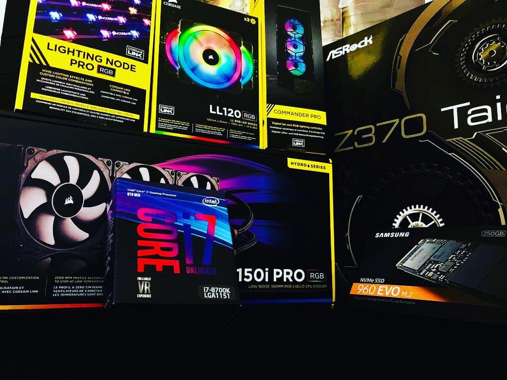 OS_GAMINGIT's tweet photo. Work in progress 😎🔝💣
 #ottomarzo #pcgaming @CORSAIR @ASUS_ROG 
@ASUSItalia @Intel_Italia #gaming #games https://t.co/NRoNOF0kxU