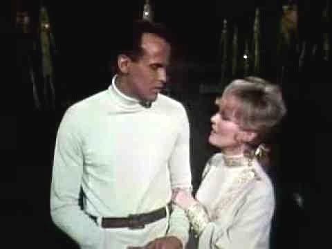 The '60s at 60 on X: "March 1968: during taping of TV special, Petula Clark touches Harry Belafonte's arm. A white woman touching a black man on U.S. TV? Too controversial for