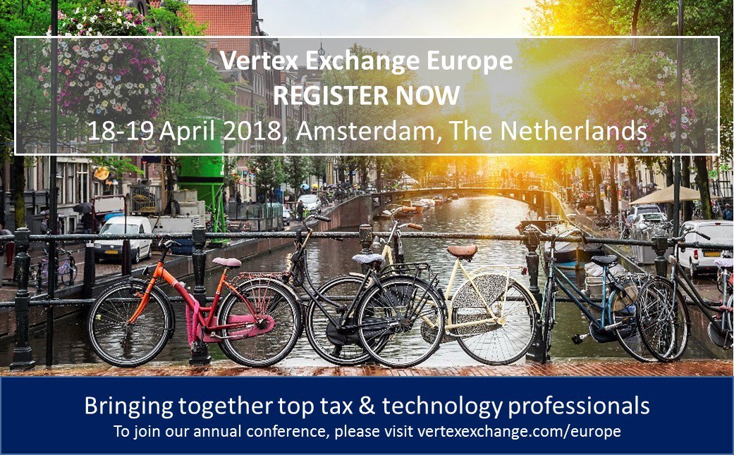 #VertexExchange Europe provides the knowledge you need &amp; connections that count. Join the can’t-miss conference for #tax pros: vrtx.tax/xEft30iuJVH