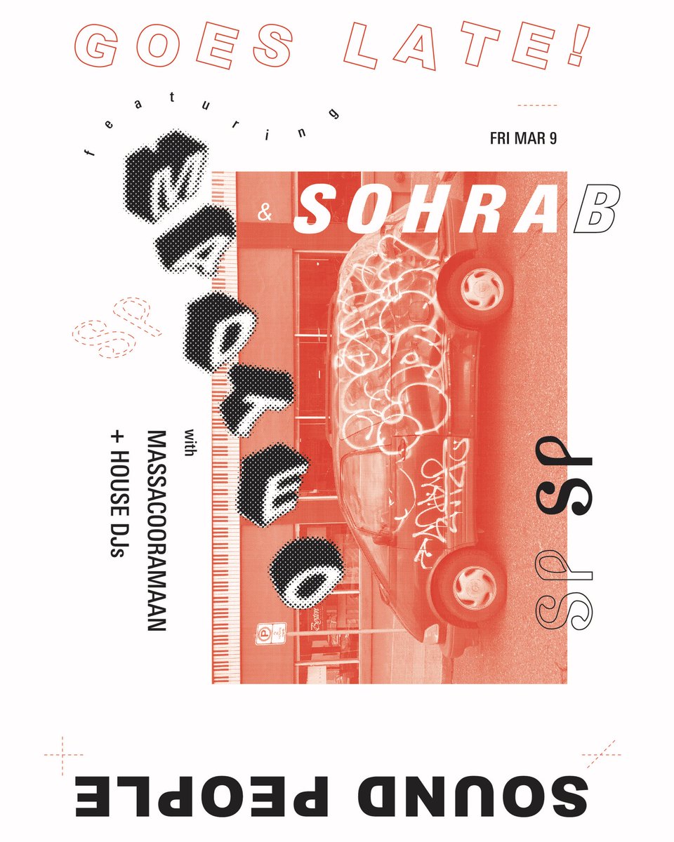nxtlvlpdx's tweet photo. @Madteo__ - NYC
Sohrab - IRAN 
@Massacooramaan - PDX
🔳 
***DARK N RAW SOUNDS***
🔲
10pm–late, $10
🔳
Send your name &amp; email to $soundpeople via CA$H app.
OR
 https://t.co/EeayeWy5uz
🔳
Limited capacity.
🔲
Location will be sent to you via email on Friday 3/09. https://t.co/1RzZViGVmF