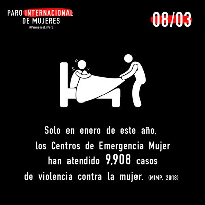 pucpdars's tweet photo. ¡Falta 1hr para el paro! ¿Por qué nos sumamos? #ParoInternacionalDeMujeres #ParoDeMujeres Súmate desde la @PUCP al #8M #DiaInternacionalDeLaMujer #Díadelamujer #IWD2018 #ViolenciaDeGenero #ViolenciaMachista Conoce más --> https://t.co/JnGGfCSWCO https://t.co/AYzQGzIUj4