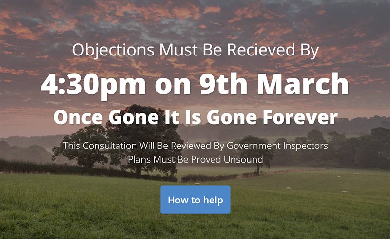 Save_The_Valley's tweet photo. There are just 24 Hours to Save Crimple Valley. Object now before it is too late! The deadline for objections is tomorrow - 4:30pm Friday 9th March. Object online or by email - full details on how to object at https://t.co/KlXJJea3iY https://t.co/62n5GIBA8c