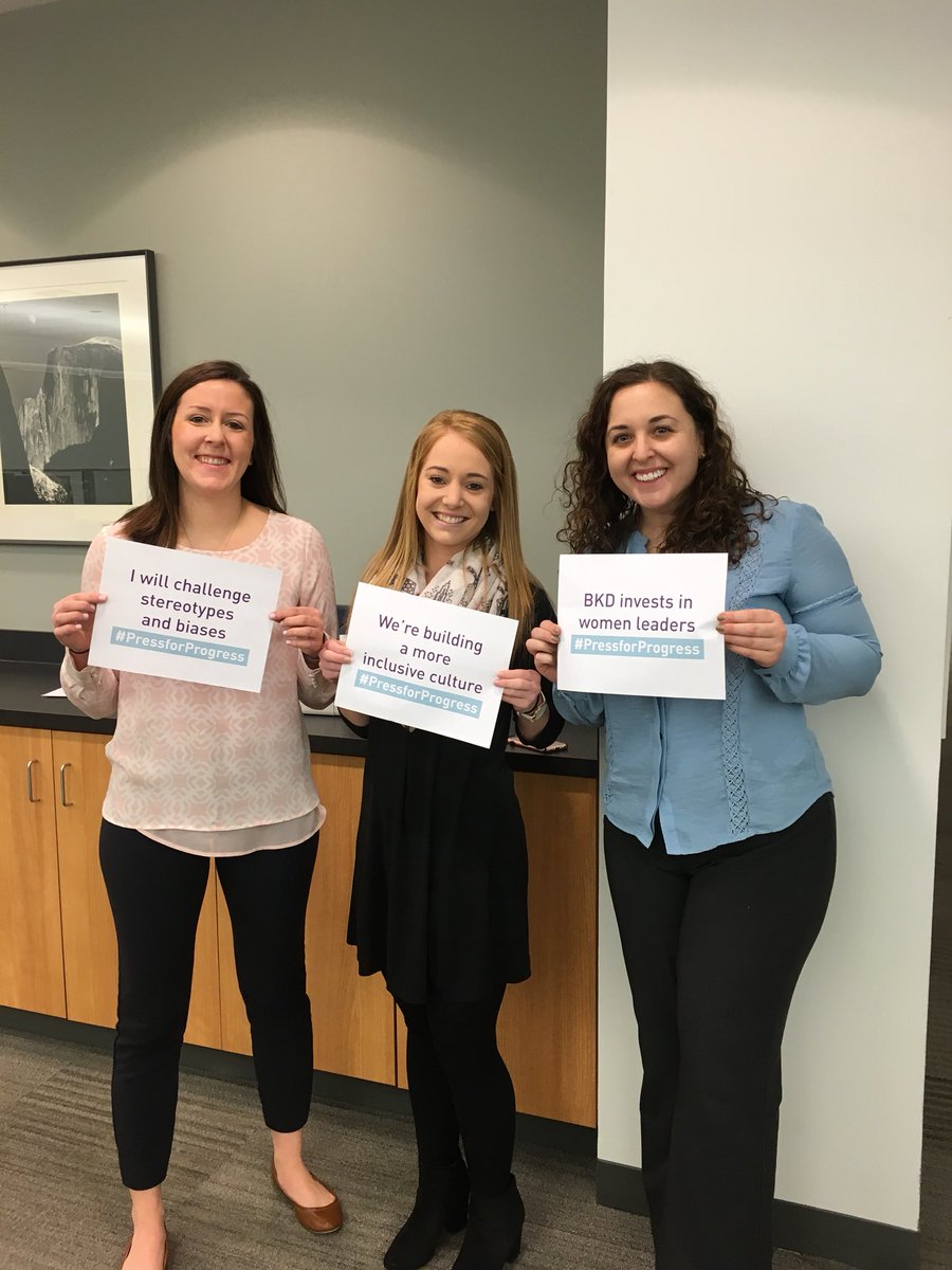 #PressforProgress Proud of our #BKDWomenLead St Louis women