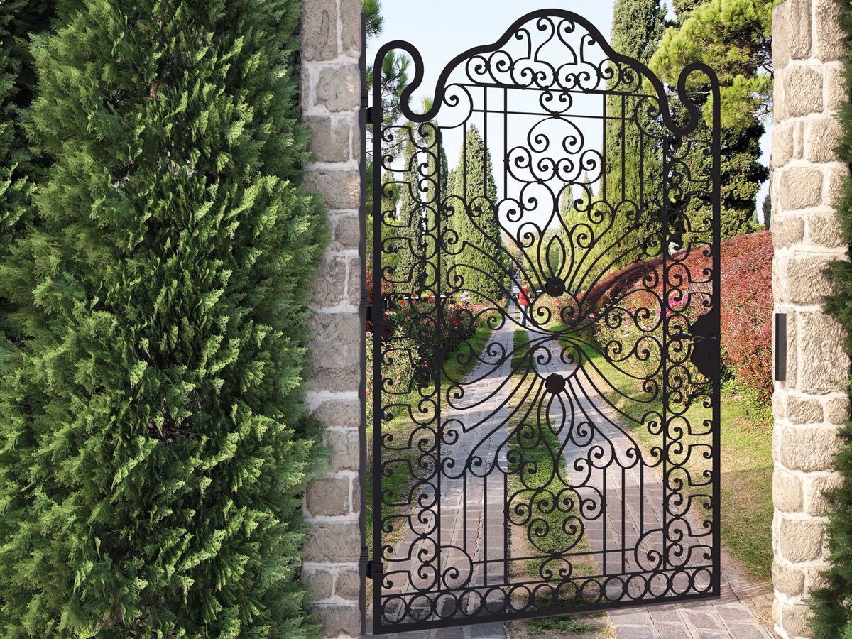 ArteferroMiami's tweet photo. Our #gonzatodesign #scrolls and #panels make for a stunning #gate

#Arteferro #IronGate #GardenIron #ForgedGate #gardendesign #metaldesign #wroughtirongate #fence #wroughtiron #homedecor #villadesign #architecture #interior #black #archistars #ItalianDesign #Florida #FloridaIron https://t.co/1HAAZOhnha