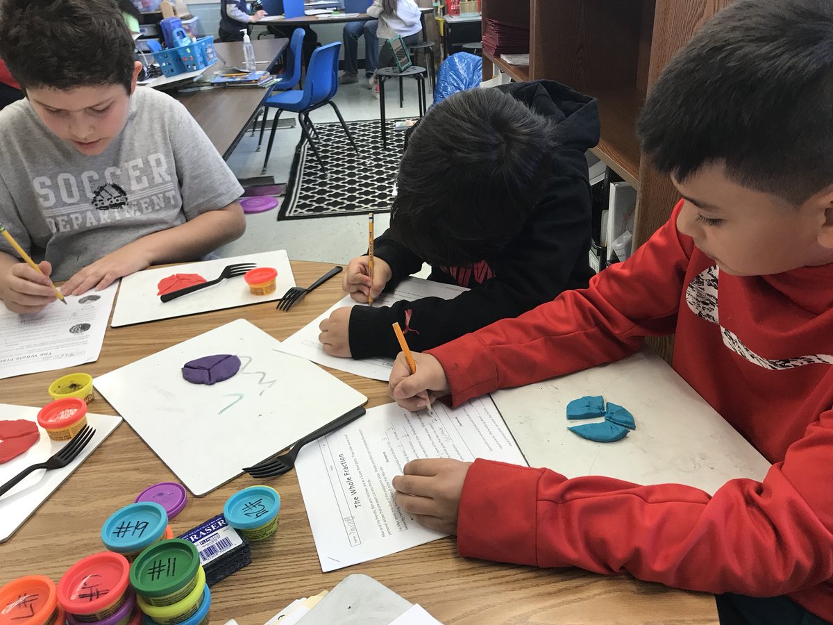 Fractions and play-doh, just another day in 3rd! <a href="/SullyES_LCPS/">Sully ES</a>