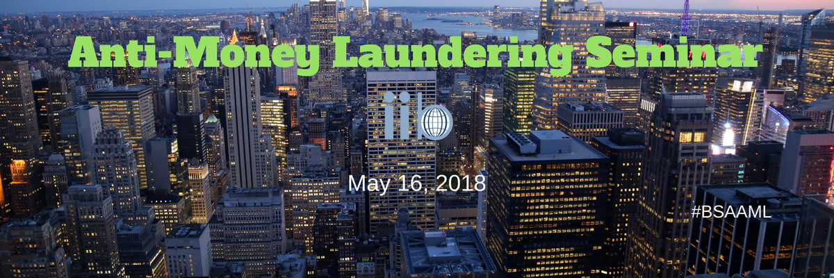 IIBnews's tweet photo. Register for our annual AML Seminar: a comprehensive program that will provide a forum for #internationalbankers and their legal and #compliance advisors to hear the latest developments in this critical area from public and private sector experts. #BSAAML https://t.co/4sVL8cj9b1 https://t.co/p00vk4kquW