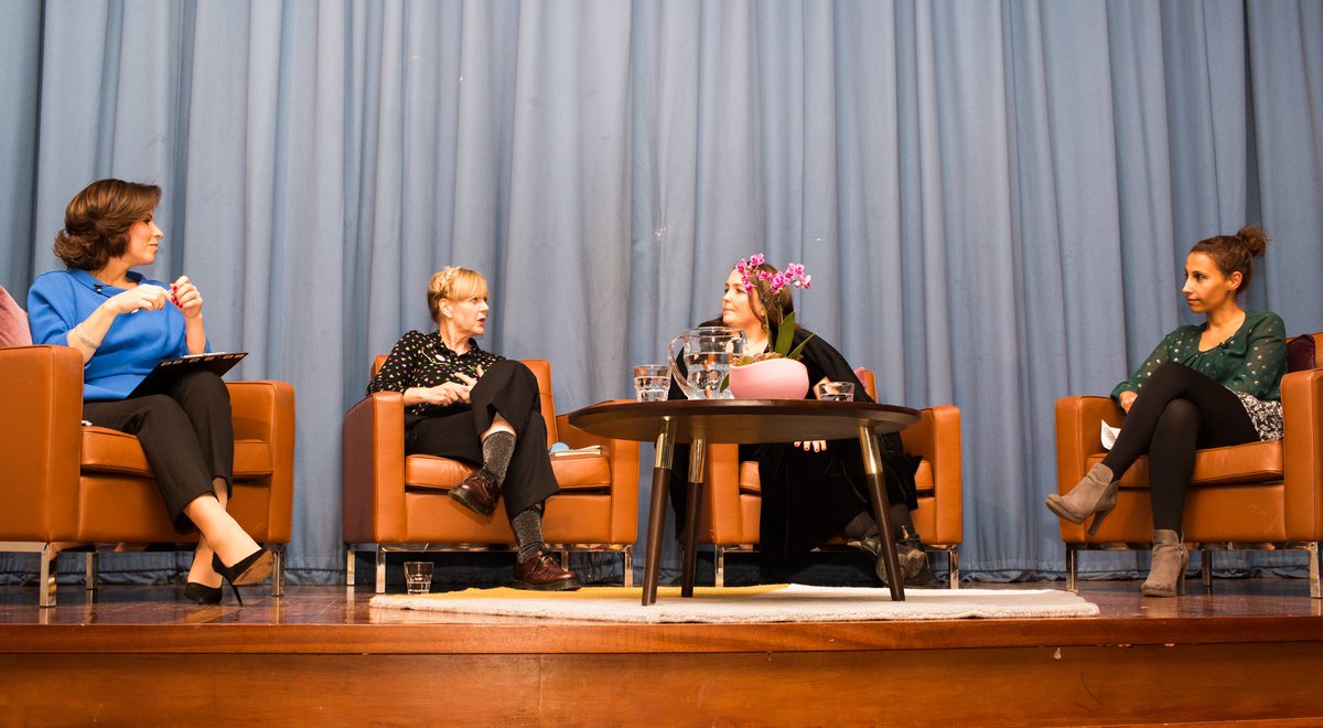 LMXgirls's tweet photo. Wishing all Old Girls a successful IWD as they #PressforProgress today. The school celebrated last night by hosting an absorbing panel discussion chaired by @kaplinskyn with @pollykemp @TopAgentM and Ebla Salvi from @JWT_London #LMS100 https://t.co/4lho4Y31sV