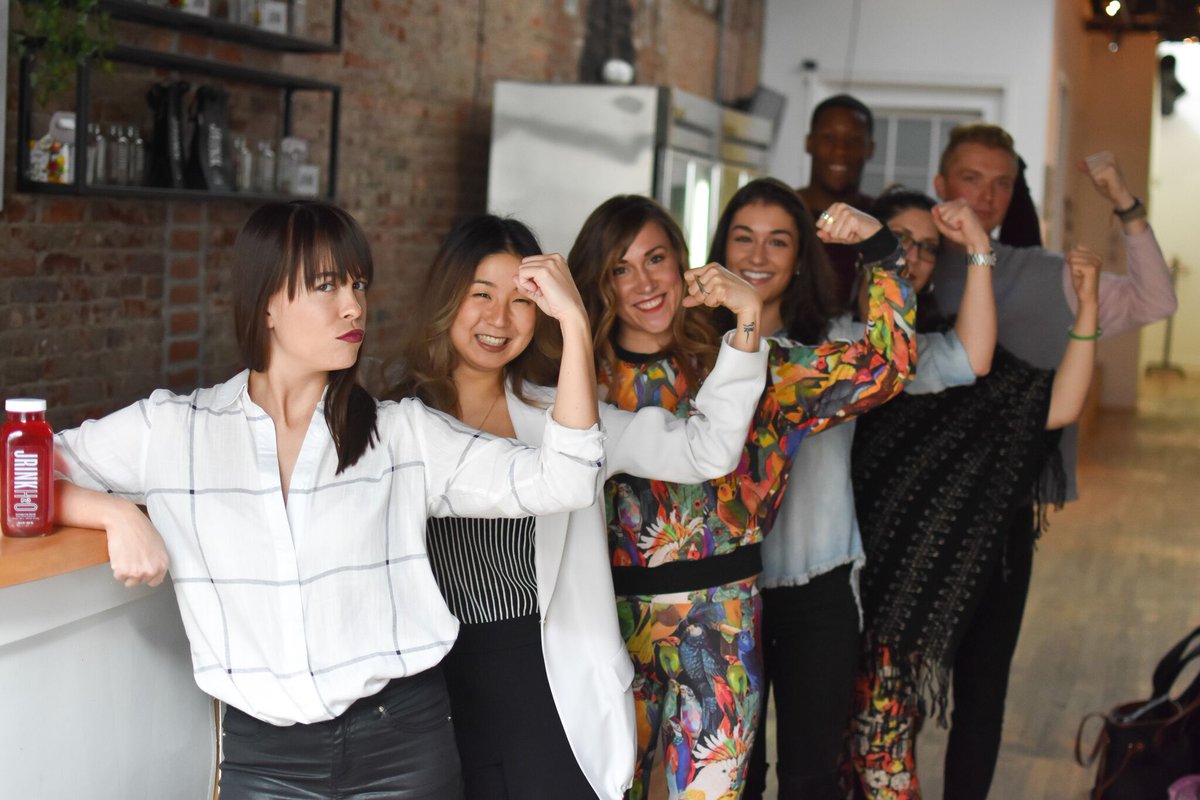 JRINKjuicery's tweet photo. Today and everyday, we’re raising a JRINK (and 💪) to our diverse customers (80% women), our team (90% women) and our founders (100% women). Happy #internationalwomensday2018 #DC #JRINK https://t.co/xTBIFf6eOR