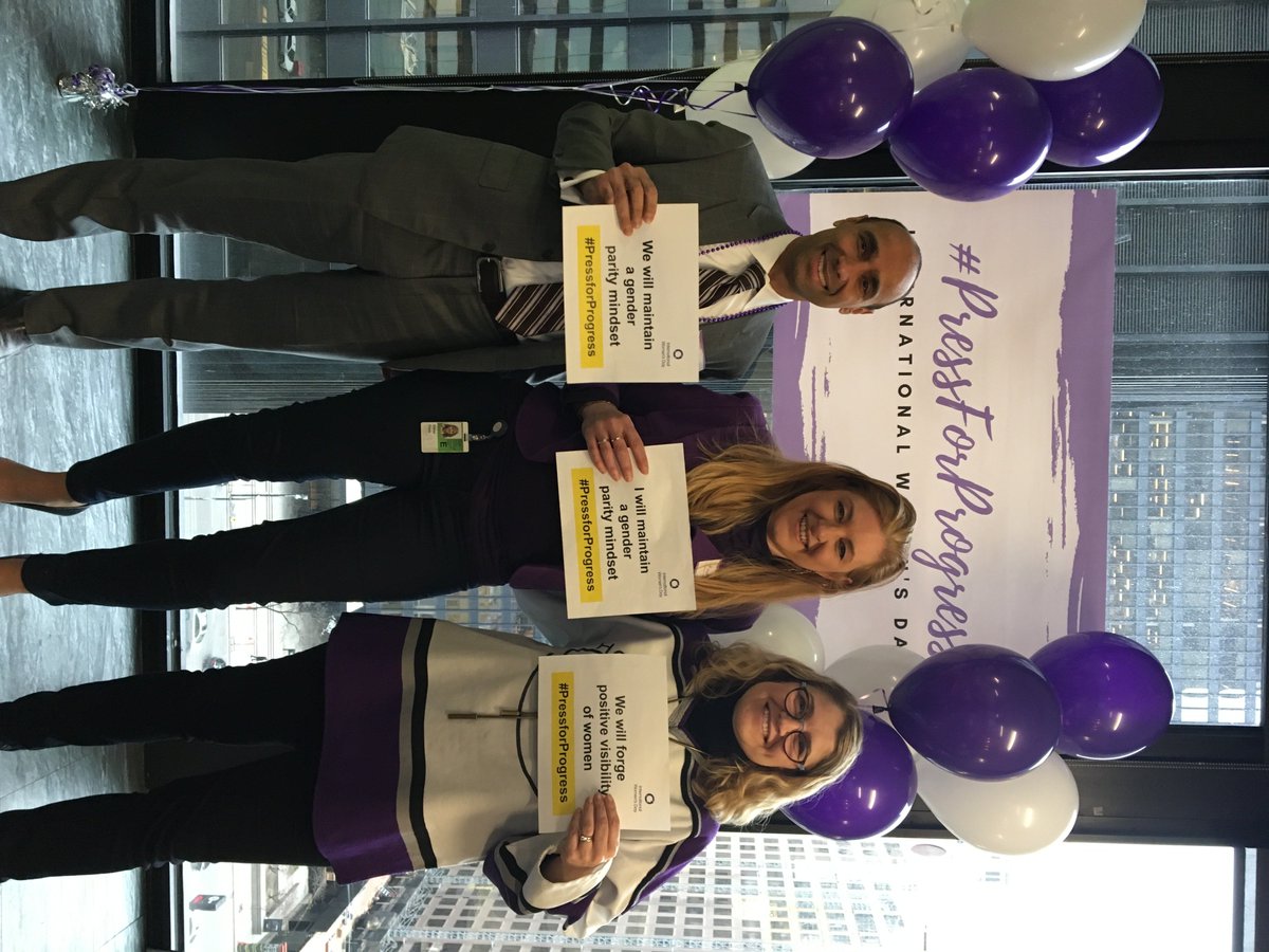 Happy International Women's Day!  I am especially proud of all of the incredible women I get to work with every day at TD in Everyday Banking #PressforProgress @SueMacDonald_TD