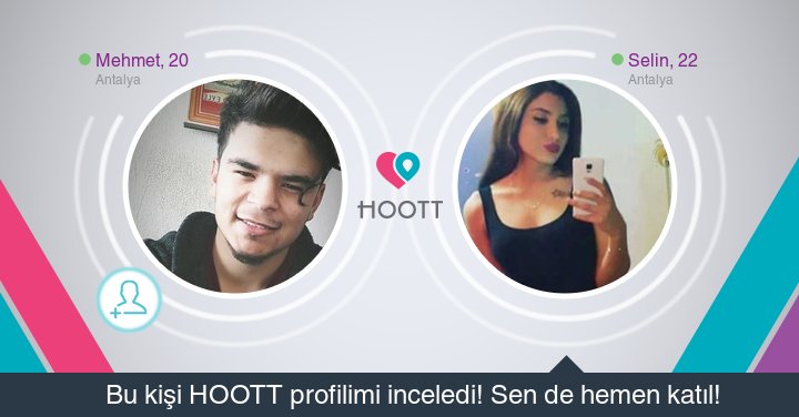 #HOOTTapp Yakınındaki kişilerle sohbet etmek için HOOTT indir. HOOTT ile Eğlen! goo.gl/jPUaB0