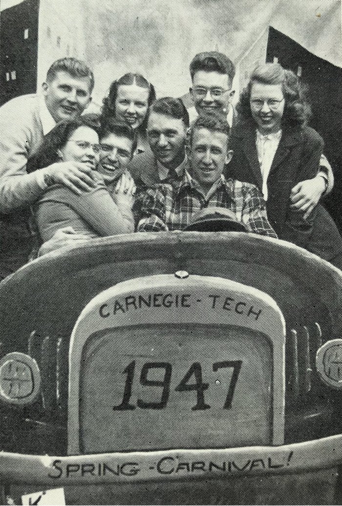 Hey, <a href="/cmualumnihouse/">Carnegie Mellon Alumni</a>, check out this Spring Carnival photo from 1947! We're looking forward to Spring Carnival &amp; Reunion Weekend on April 19-21, 2018 #TBT cmu.li/43IG30iFGjO