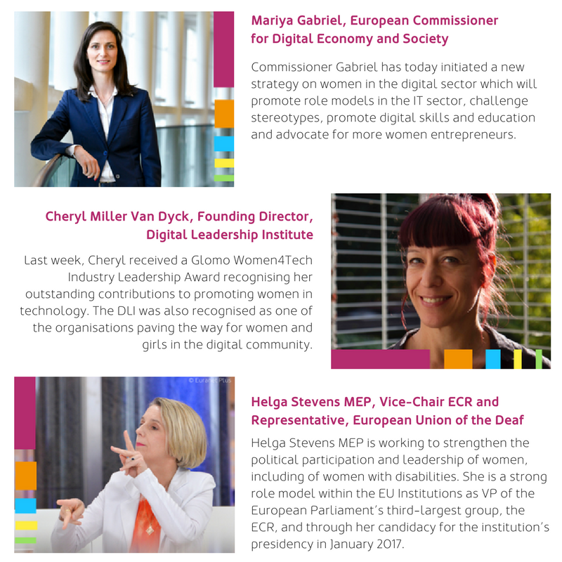 ForumEurope's tweet photo. Happy International Women's Day! We wanted to take this moment to honour some of our amazing trailblazing speakers at #DiversityInTechEU who are making change happen today https://t.co/5uyI1ptYYT #IWD2018 #8mars #internationalwomensday2018 #PressforProgress https://t.co/TywDckeJ9Q