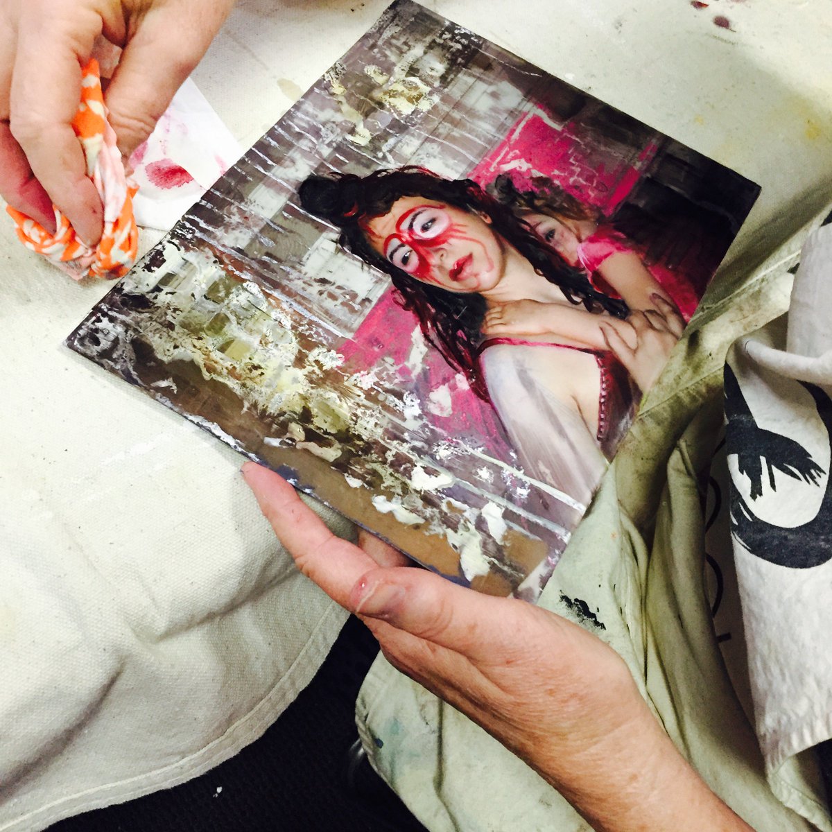 open2interp's tweet image. Online class starts tomorrow for #photoencaustic class. ed.gr/gxq