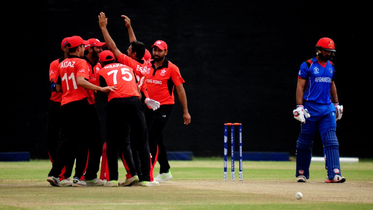 Hong Kong clinched their first ODI win over a Full Member 

es.pn/2oYZfd7 #AFGvHK #CWCQ  

Photo: ICC
