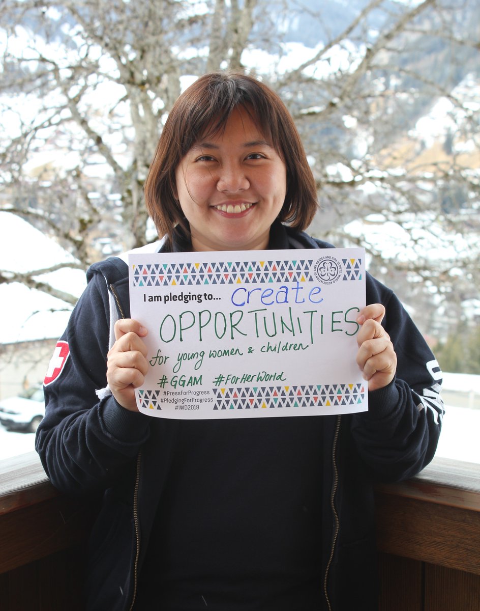 OurChalet's tweet photo. "I am pledging to create opportunities for young women and children." - Hueyyi, Malaysia
#GGAM #ForHerWorld #PledgingForProgress https://t.co/QvwDu7XDyE