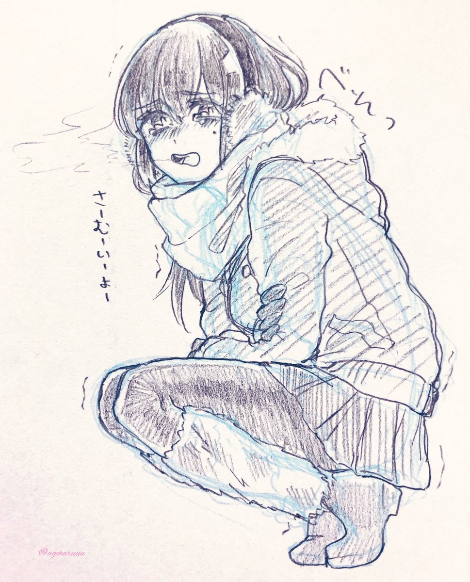 >死ぬほど寒がりでモッコモッコなフード付いたもこもこコート重ね着したりもっふもっふな手袋とかファーのブーツとか重ねたり分厚… https://t.co/wJRwOcPnPM #odaibako
創作女の子で描かせてもらいました!ありがとうございました〜! 
