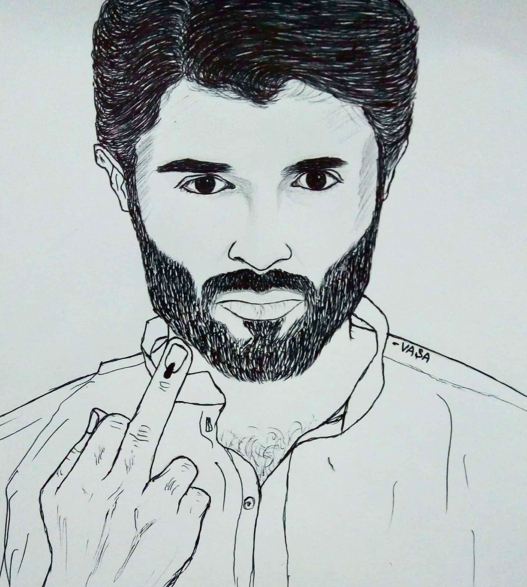 Devarakonda Easy Vijay Pencil Drawing Jantonio Ferreira