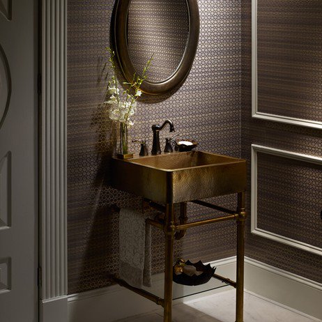 Modenus's tweet photo. Copper sink meets brass in the Palmer Vanity from @ThompsonTraders. More details on Modenus: https://t.co/90yfHjp87K #CopperOnModenus https://t.co/ob1EHCXYSe